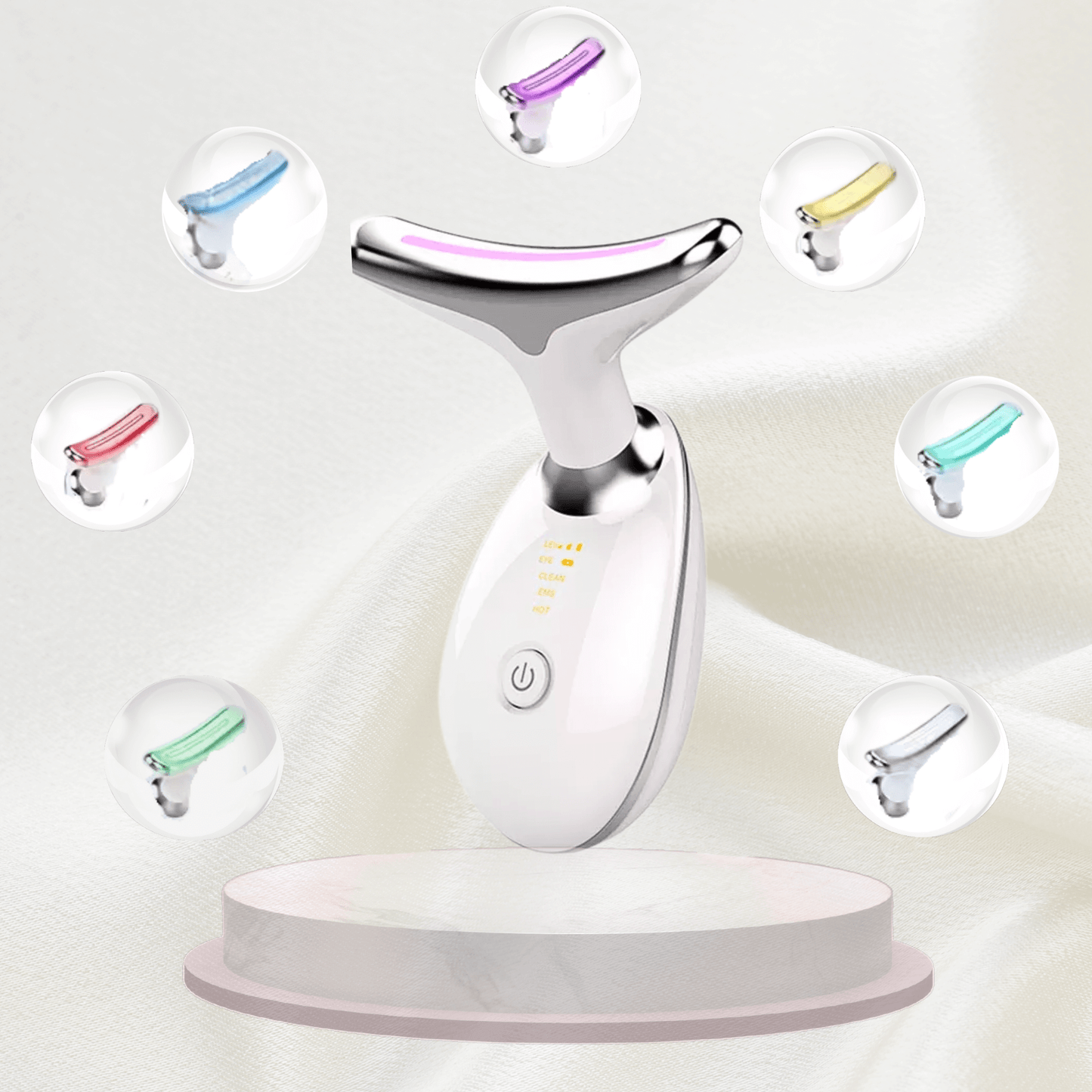 GLOWING'S GLOW 7-in-1 LED Facial Massager - Visualise and Express Your Inner Radiance